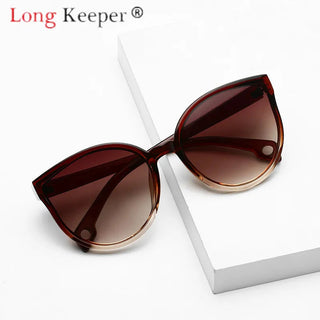 LongKeeper Sunglasses Cat Eye Women Men Sun Glasses ALODIA STORE