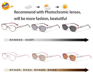 BCLEAR High Quality Popular Women Eyeglasses Full Frame Eye Glass Female Optical Glasses Frames Colorful Fashion Spectacle Frame Alodia Store