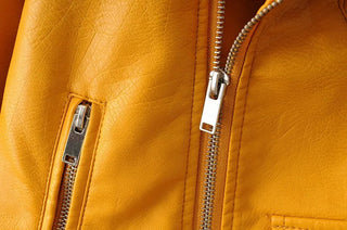 PU jacket Leather Alodia Store