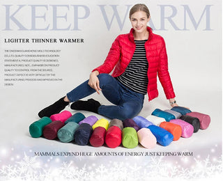 Women Winter Coat 2023 New Ultra Light White Duck Down Alodia Store