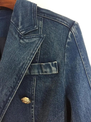 HIGH QUALITY New Fashion 2023 Designer Blazer Women's Metal Alodia Store