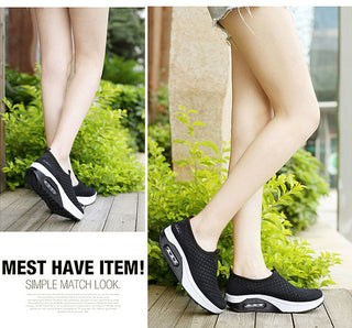 Women Casual Shoes Soft Bottom Walking Shoes Woman Air Mesh alodia store