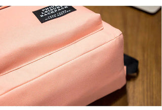 Women External USB Charge Backpack Nylon Rucksack ALODIA STORE