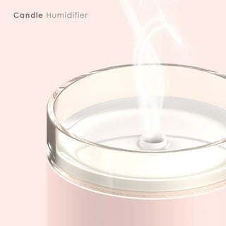 280ML Air Humidifier LED Candle Ultrasonic Cool Alodia Store