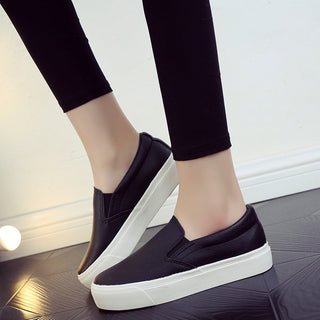 Women Sneakers Leather Shoes Sneakers Female New Fashion alodia store