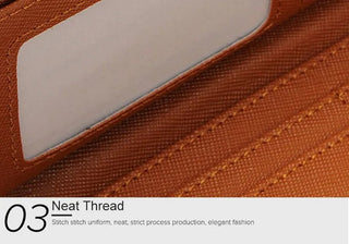 Leather handbag Practical Women Purses Vintage Long Wallets Alodia Store