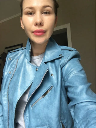 PU jacket Leather Alodia Store