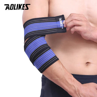 AOLIKES 1PCS Basketball Badminton Tennis Elbow Pad Ankle Brace Wrap Support Elastic Gym Sport Elbowband Fitness Bandage Alodia Store