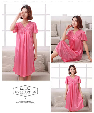 M-5XL Women Pijamas Night Dress Ladies Alodia Store