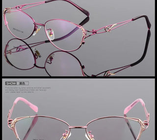 BCLEAR High Quality Popular Women Eyeglasses Full Frame Eye Glass Female Optical Glasses Frames Colorful Fashion Spectacle Frame Alodia Store