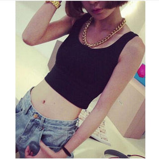 White Crop Tops Vest Tube Top 8Color alodia store
