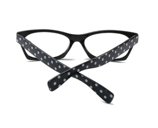 Women Reading Glasses Fashion Dot Design Cat Eye High Quanlity Resin Vintage Eyeglasses Presbyopic Glass Diopter 1 1.5 2 2.5 3 Alodia Store