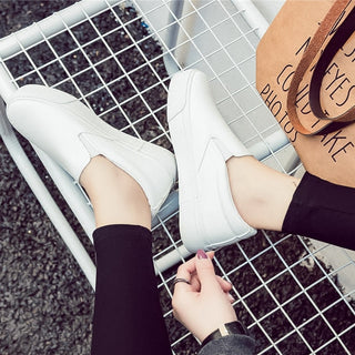 Women Sneakers Leather Shoes Sneakers Female New Fashion alodia store