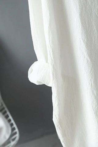 Cotton Women Blouse Shirt Dress Alodia Store