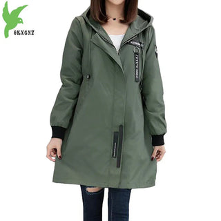 trenchWindbreaker Coats Lady Outerwear Alodia Store