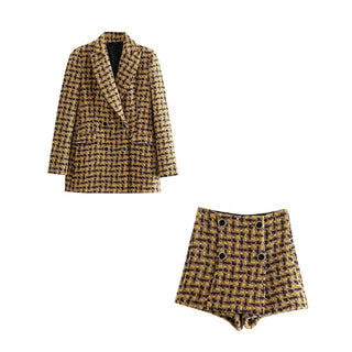 High Waist Shorts Skirt Suit Alodia Store