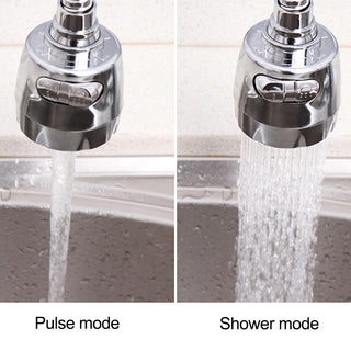 2021 360 Degree Swivel Kitchen Faucet Aerator Adjustable Dual Mode Sprayer Filter Diffuser Water Saving Nozzle Faucet Connector alodia store