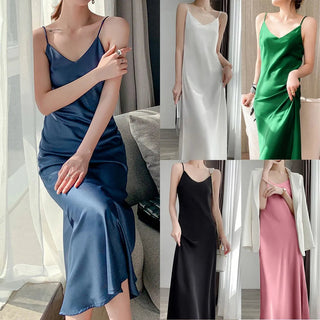 Sleeveless V-Neck Nightgowns Alodia Store