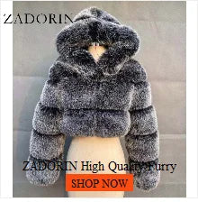 ZADORIN 3XL Autumn Winter Thick Warm Faux Alodia Store