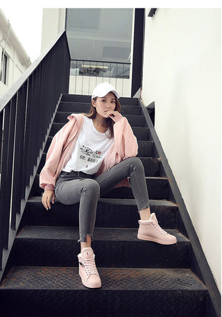 Women Winter Boots Snow Boots  Ankle Keep Warm Plush Shoes ALODIA STORE