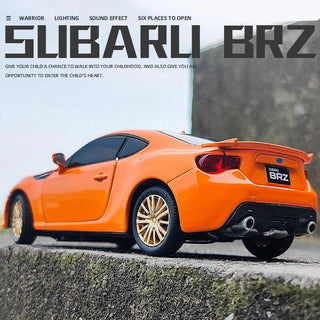 BRZ Alloy Sports Car Model Diecast Metal Simulation Toy Vehicles Car Model Sound Light Collection Childrens Toy Gift Alodia Store