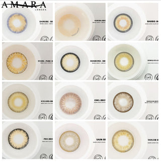AMARA 1 Pair Colored Contact Lenses Natural Look Brown Eye Lenses Gray Contact Blue Lenses Fast Delivery Green Eye Alodia Store