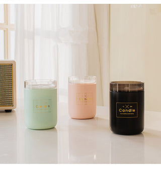 280ML Air Humidifier LED Candle Ultrasonic Cool Alodia Store