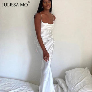 JULISSA MO Sexy Spaghetti Strap Backless Alodia Store