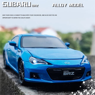 BRZ Alloy Sports Car Model Diecast Metal Simulation Toy Vehicles Car Model Sound Light Collection Childrens Toy Gift Alodia Store
