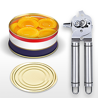 Can Opener Kitchen Accessories Gadget Sets Bottle Openers Stainless Steel Ergonomic Manual Kitchen Tools Free 2 Blades Alodia Store