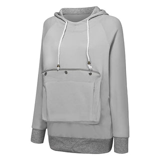 Cat Lovers Sweatshirt women Hoodies Kangaroo Dog Pet Paw Pullovers Cuddle Pouch Sweatshirt Pocket Animal Ear Hooded Dropshipping Alodia Store