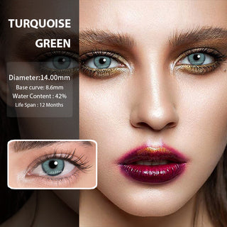 Bio-essence 1 Pair Colored Contact Lenses for Eyes Russian Girl Blue Lenses Monet Green Eye Lenses Big Eye Fashion Lenses Alodia Store