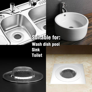 Stainless Steel Bathroom Sink Strainer Home Floor Drain Leak Net Hair Catcher Stopper Shower Filter Trap Kitchen Food Slag Tools Alodia Store