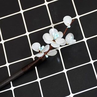 Vintage Hair Stick Pick Natural Wooden Sandalwood Chinese Style Chopsticks Ethnic Hair Pin Women Hairpins Jewelry Accessories Alodia Store