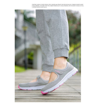 Ultra Light Mesh Flat Shoes For Women alodia store