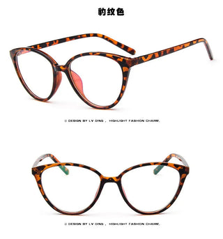 Fashion Women Cat Eye Eyeglasses Frame Men Optical Glasse Frame Retro Eyeglasses Computer Glasses Transparent glasses Alodia Store