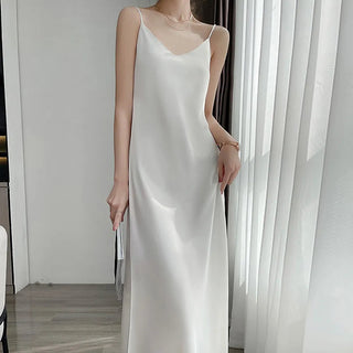 Sleeveless V-Neck Nightgowns Alodia Store