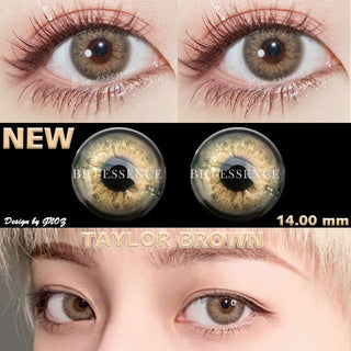 Bio-essence 1 Pair Colored Contact Lenses for Eyes Russian Girl Blue Lenses Monet Green Eye Lenses Big Eye Fashion Lenses Alodia Store