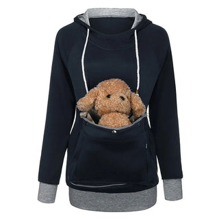 Cat Lovers Sweatshirt women Hoodies Kangaroo Dog Pet Paw Pullovers Cuddle Pouch Sweatshirt Pocket Animal Ear Hooded Dropshipping Alodia Store