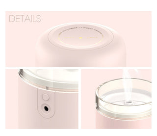 280ML Air Humidifier LED Candle Ultrasonic Cool Alodia Store