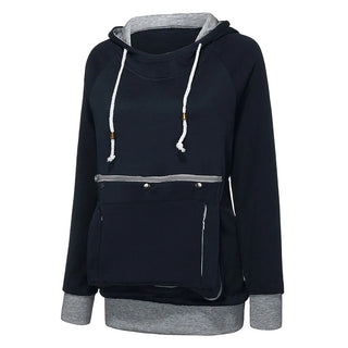 Cat Lovers Sweatshirt women Hoodies Kangaroo Dog Pet Paw Pullovers Cuddle Pouch Sweatshirt Pocket Animal Ear Hooded Dropshipping Alodia Store