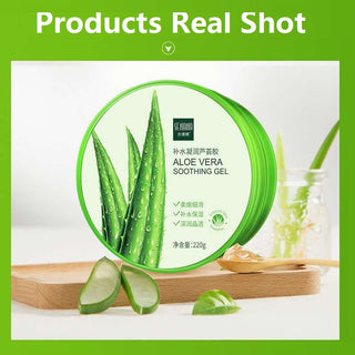 220ML Aloe Vera Gel Natural Face Creams Moisturizer Acne Treatment Cream Sun Repair Cream Whitening Skin Care Smoothing Alodia Store