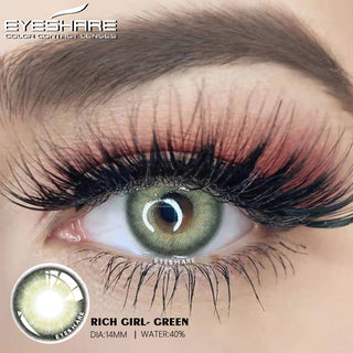 EYESHARE Natural Color Lens Eyes 2pcs Color Contact Lenses For Eye Blue Beauty Contact Lenses Eye Yearly Cosmetic Color Lens Alodia Store