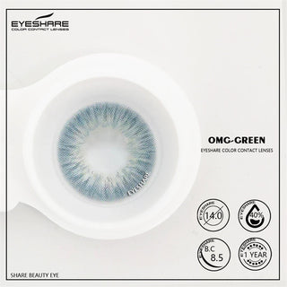 EYESHARE Natural Color Lens Eyes 2pcs Color Contact Lenses For Eye Blue Beauty Contact Lenses Eye Yearly Cosmetic Color Lens Alodia Store