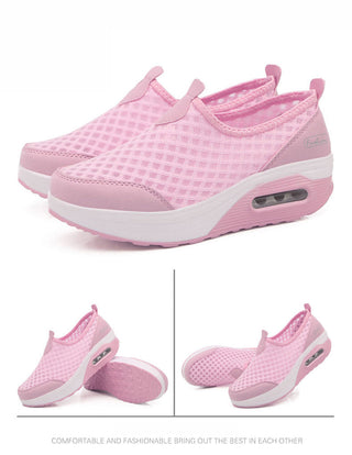 Women Casual Shoes Soft Bottom Walking Shoes Woman Air Mesh alodia store