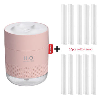 White Snow Mountain Humidifier 500ML Ultrasonic USB Aroma Air Diffuser Soothing Light Aromatherapy Humidificador Home Difusor ALODIA STORE