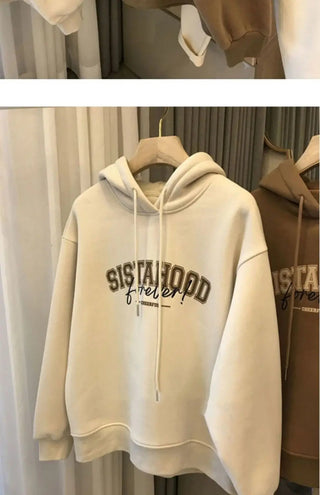 New in Hoodies & Sweatshirts Retro Women 2023 Pullover Y2k Fashion Korea Cute Tops Vintage Clothes Winte Korean Style Longsleeve Alodia Store