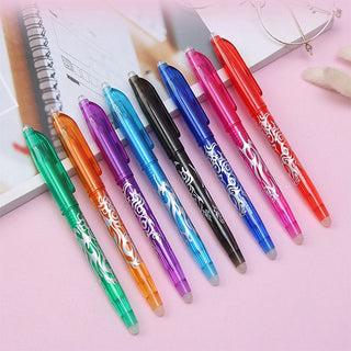 4 Pcs/Set Multi-color Erasable Gel Pen 0.5mm Kawaii Pens Student alodia store