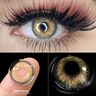AMARA 1 Pair Colored Contact Lenses Natural Look Brown Eye Lenses Gray Contact Blue Lenses Fast Delivery Green Eye Alodia Store