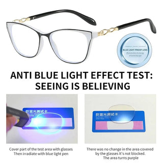Men Women Portable Eye Protection Vintage Ultra Light Frame Reading Glasses Anti-Blue Light Eyeglasses Alodia Store